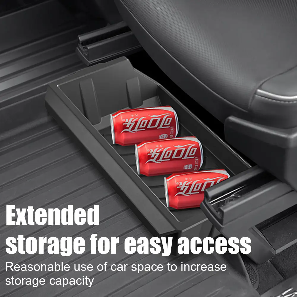 

Для Tesla Cybertruck ящик для хранения под сиденьем автомобильные аксессуары тип ящика органайзер для хранения переднего сиденья нижний ящик 2024-2025