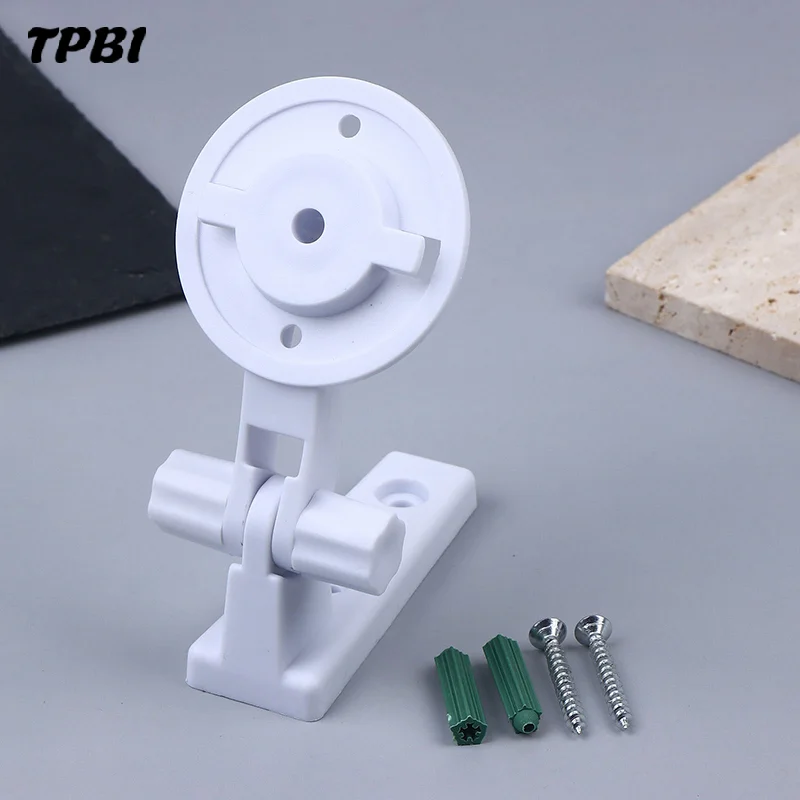 180° Adjustable Mini Camera Mount Stand 2Sets Plastic Bracket Indoor Outdoor CCTV Ceiling Support For Surveillance System