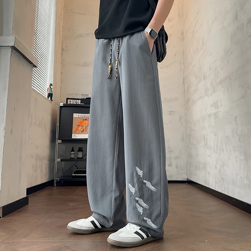 

Повседневные спортивные брюки для мужчин, модные быстросохнущие летние брюки для активного отдыха, уличная одежда, спортивная одежда, мужская одежда в уличном стиле