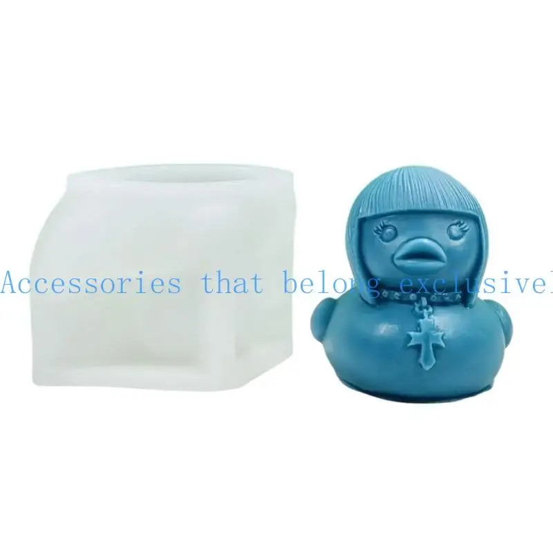 

652F 3D Duck Silicone Mold Animal Gypsum Soap Mould DIYs Scented Making Resin Molds Home Decorations