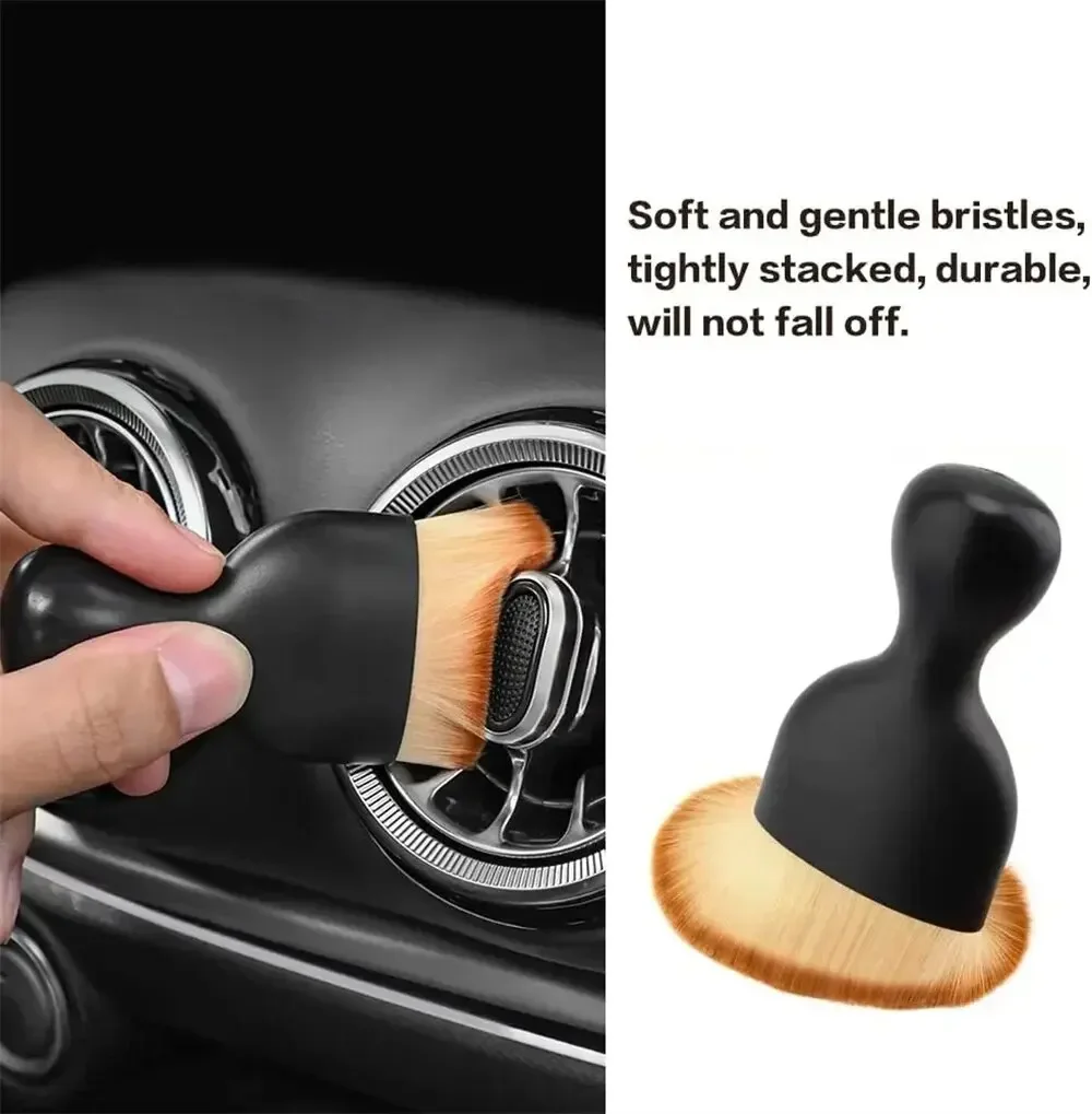 Car Air Conditioner Cleaning Brush Car Air Outlet Crevice Dust Removal Brushes for Car Interior Cleaning Brush Accessories