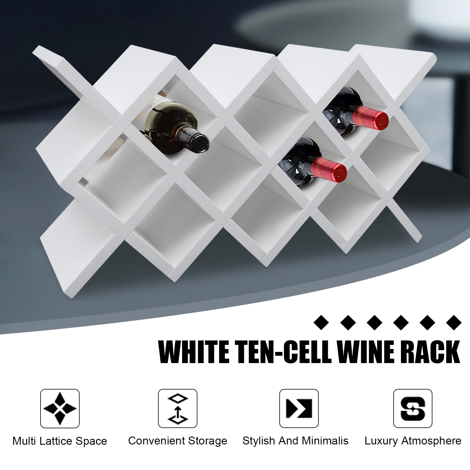 

Wine Bottles Rack Insert Display Rack Wine Rack Lattice Can Hold Multiple Bottle Storage Racks for Wine Storage