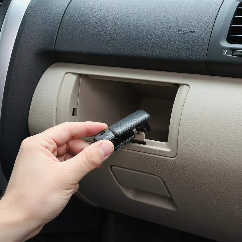 Car Glove Box Lock Latch Handle Gray Direct Replacement OE 7343076811P4Z for  Grand Vitara 2000-2016 Auto Interior Parts