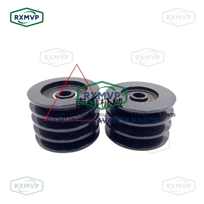 For Kobelco Sk200  Sk250  Sk330  Sk350  Sk450  Sk460-8 Super 8 Engine Fan Belt Tensioning Wheel Excavator Accessories