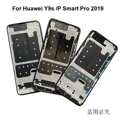 New 2019 For Huawei Y9S Middle Frame Front Bezel Cover Metal Chassis Housing Back Plate LCD Holder