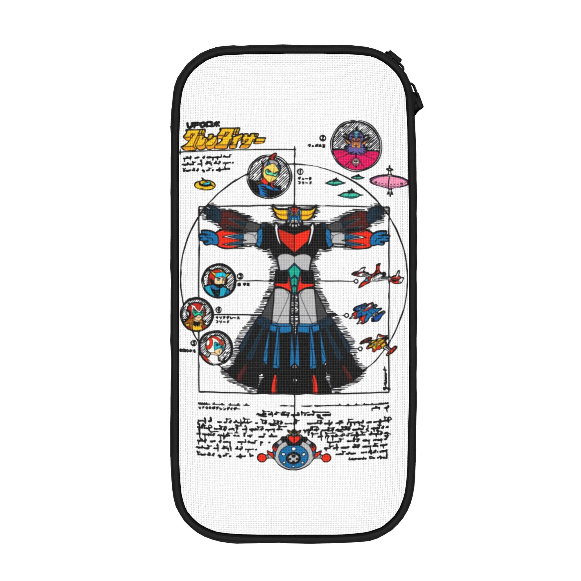 

Модный пенал Fashion 192 Vitru Grendizer Goldorak UFO Robot, аниме-пенал, держатель для ручек, большая сумка для мальчиков, офисный пенал на молнии для канцелярских принадлежностей