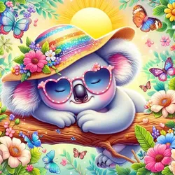 RUOPOTY 5D DIY Rhinestone Diamond Painting Animal Picture Kit Decor