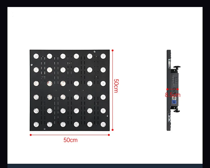 RGBW 3in1 LED Pixel Matrix Lichter 5*5LED Bildschirm Matrix Licht DMX512 Blinder Matrix Licht Für Flut DJ disco Party Bühne – Detail 4