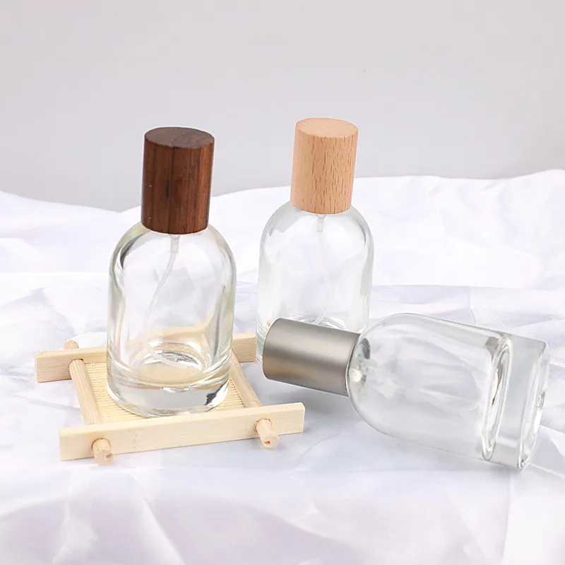 30ml 50ml Empty Perfume Spray Bottles Glass Refillable Bottle Portable Travel Oils Liquid Cosmetic Container Perfume Atomizer