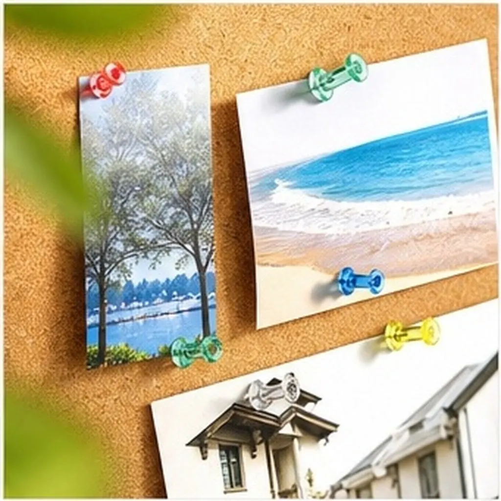 40Pcs Thumbtacks Decorative Pushpins for Office School Home Bulletin Board Wall Maps Photos Pinning Decorative Push Pins