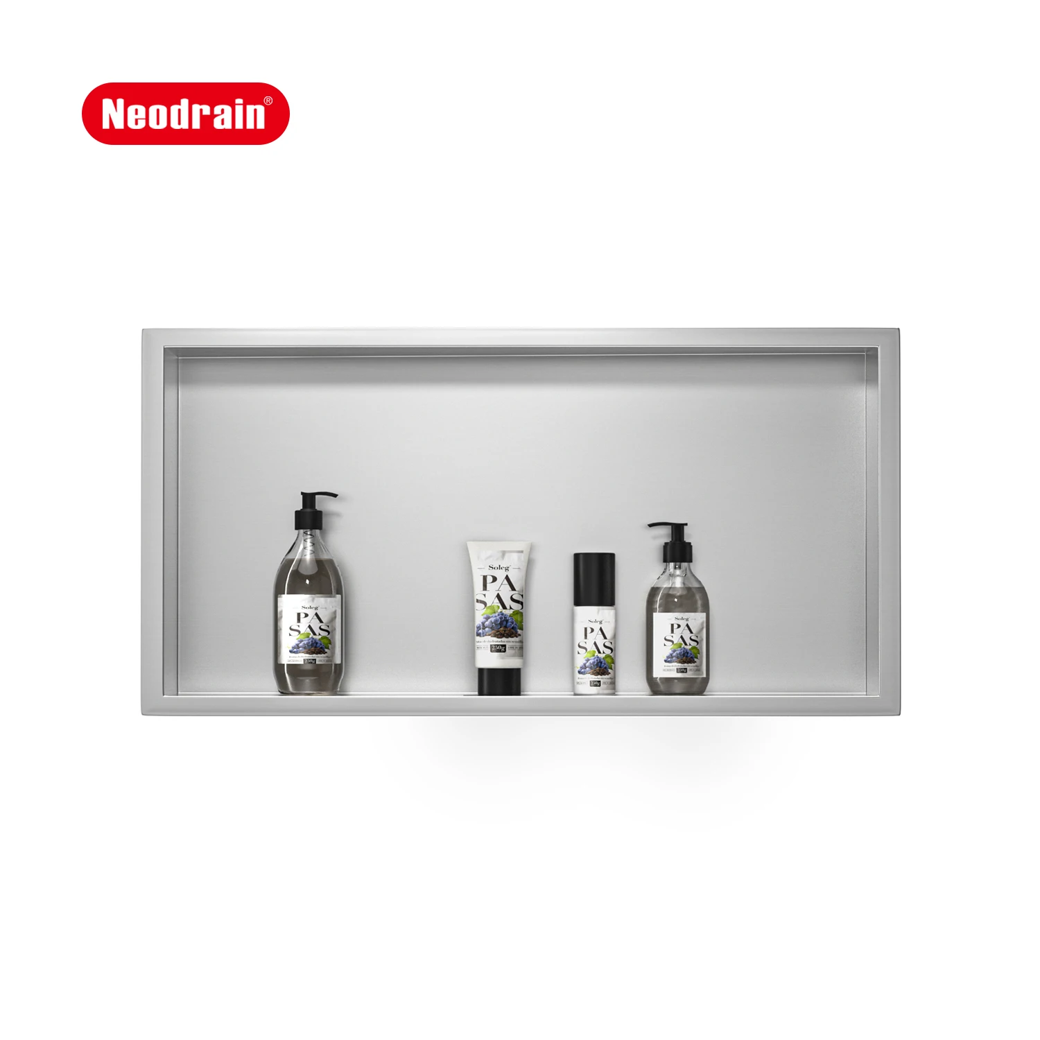 

Современный дизайн 2025 из нержавеющей стали 304, 600*300 мм, крепление на стены, ниша для душа по лучшей цене