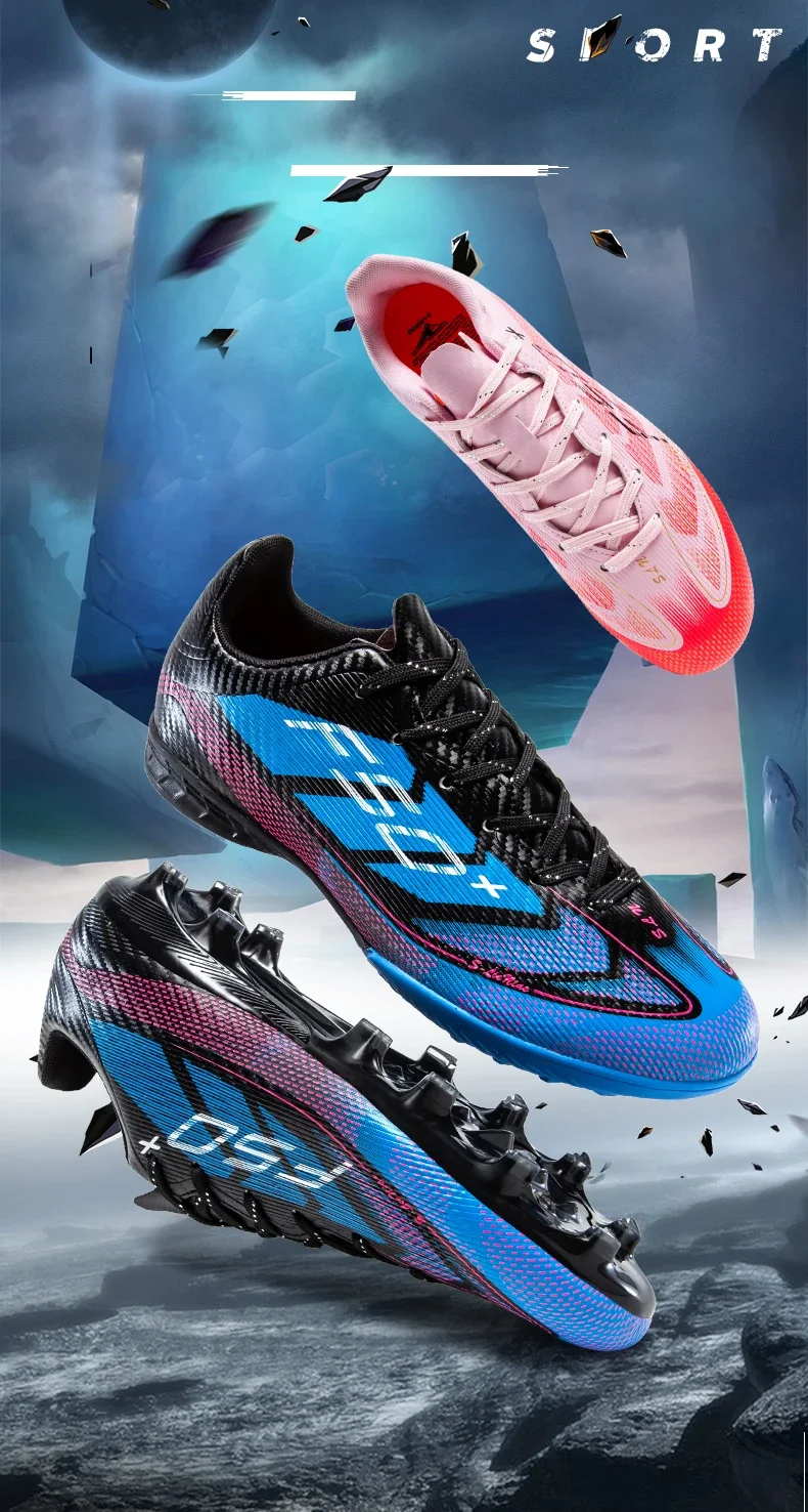Neue Herren Fußballschuhe Match Sneakers Rutschfeste Fußballschuhe für Rasen Outdoor-Sport Trainingsschuhe Professionelle Ultraleichte Unisex-Schuhe – Detail 2
