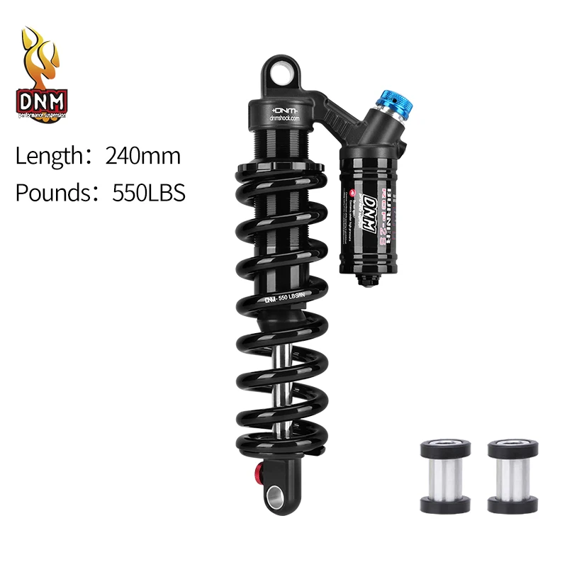 DNM RCP-2S Mountain Bike Rear Shock 190/200/220/240mm 550 Lbs MTB