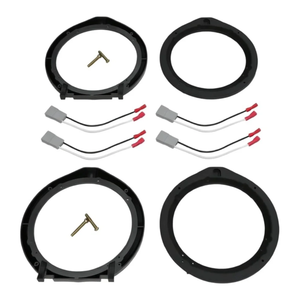For Car Audio Installation Car Audio Adapter Direct Replacement Speaker Parts Speaker Pads Easy Installation Design