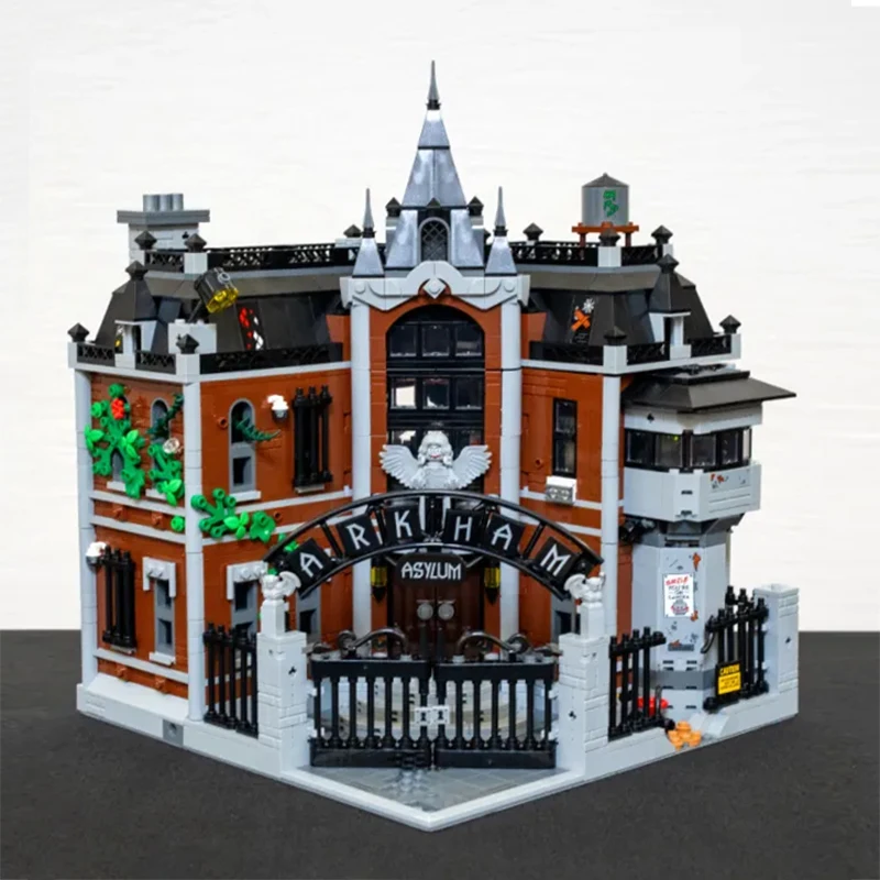

In Stock 2953PCS Asylum Building Blocks Lunatic Hospital Architecture Model Assembled Bricks Home Decoration Toys Boy Adult Gift