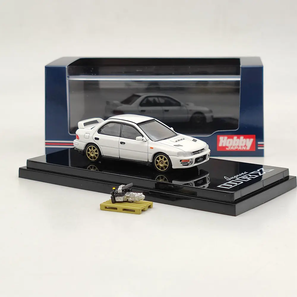 Hobby Versão do Japão com motor, Impreza WRX GC8 1992, 1:64, HJ642013BW