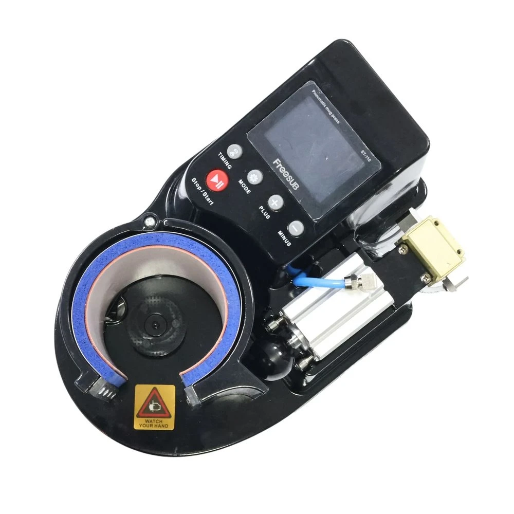 

ST-110 220V Pneumatic Mug Heat Press Machine Sublimation Printer 2D Digital Thermal Mug Printing Machine