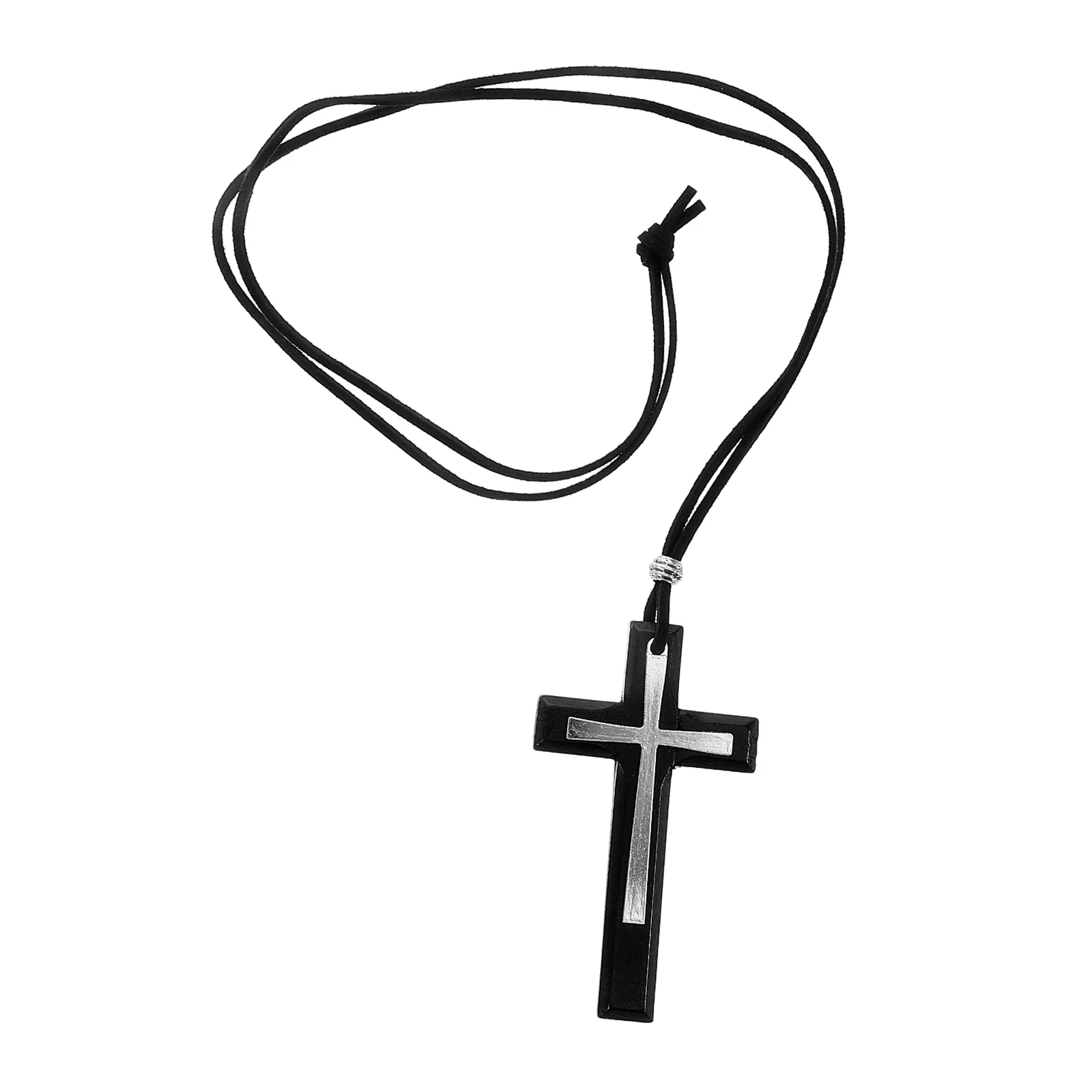 

Decor Vintage Double Layer Hanging Ornament Rear View Mirror Accessories Charm Cross Decorations Car Interior Glasses