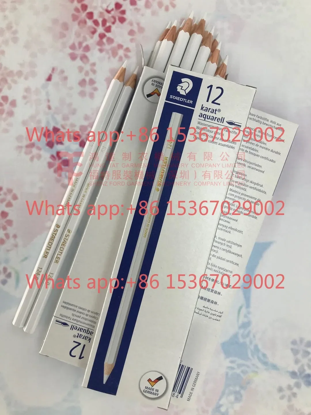Steelou water-soluble white crayons 124 white crayons 12pcs/box