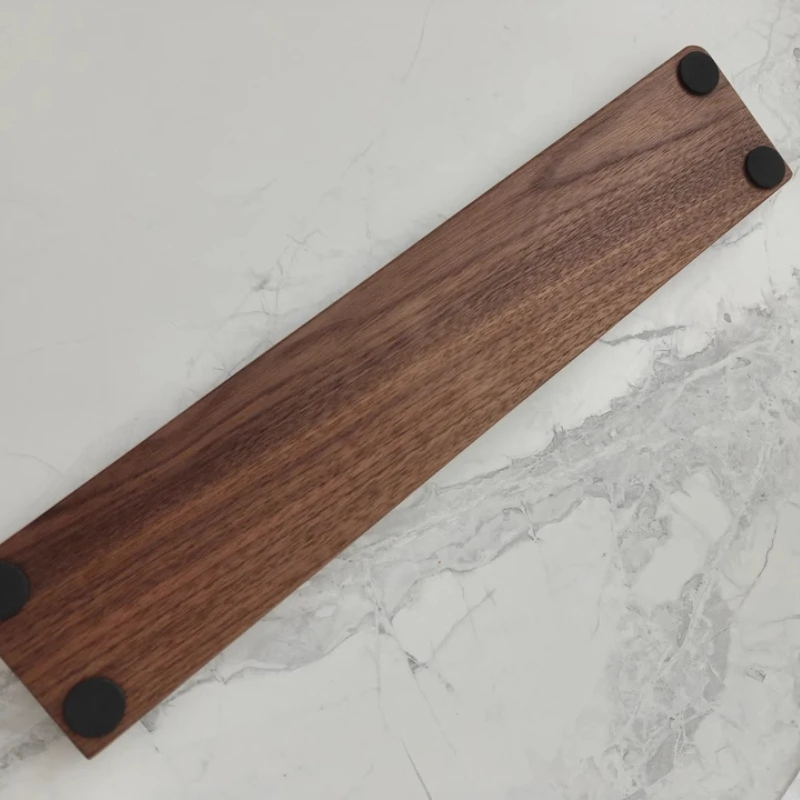 مسند راحة اليد من خشب الجوز الأسود مخصص من الخشب الصلب مسند للمعصم شجرة بلام خشبية 60/75/86/100/104% ملحقات لوحة المفاتيح الميكانيكية مسند الماوس