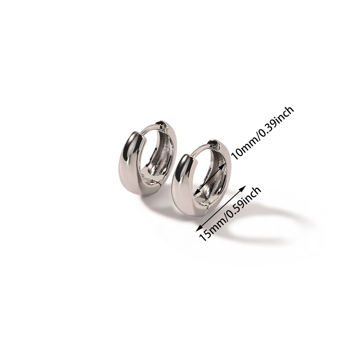 Klassische Creolen für Damen und Mädchen, Goldfarben, klobige Edelstahl-Ohrringe, 2026 Trend, neu im minimalistischen Ohrschmuck-Stil, Aretes