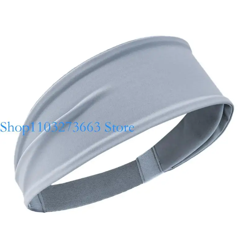 

R6FE Cooling Headbands for Women Men Elastic Sport Headbands Wide Hairband for Sports