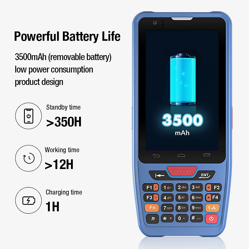 

2025 hot sale Stock Industrial Rugged PDA With Android 12 4G NFC Reader Mobile Barcode Scanner RFID Communication Handheld Data