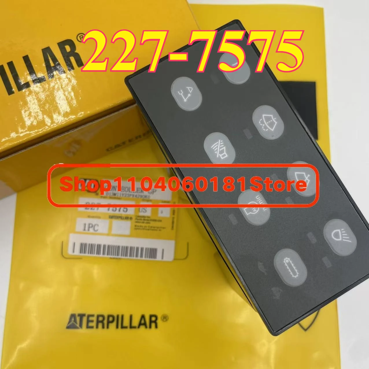 

High Quality 227-7575 Control Panel 2277575 E312D E320D Head Lamp Wiper Controller for 312D 320D