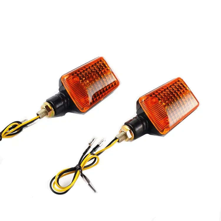 2pcs Motorcycle 8mm Amber Bulb Turn Signal Lamp Indicator Light Universal 12V For Harley Honda Yamaha Suzuki Chopper Bobber