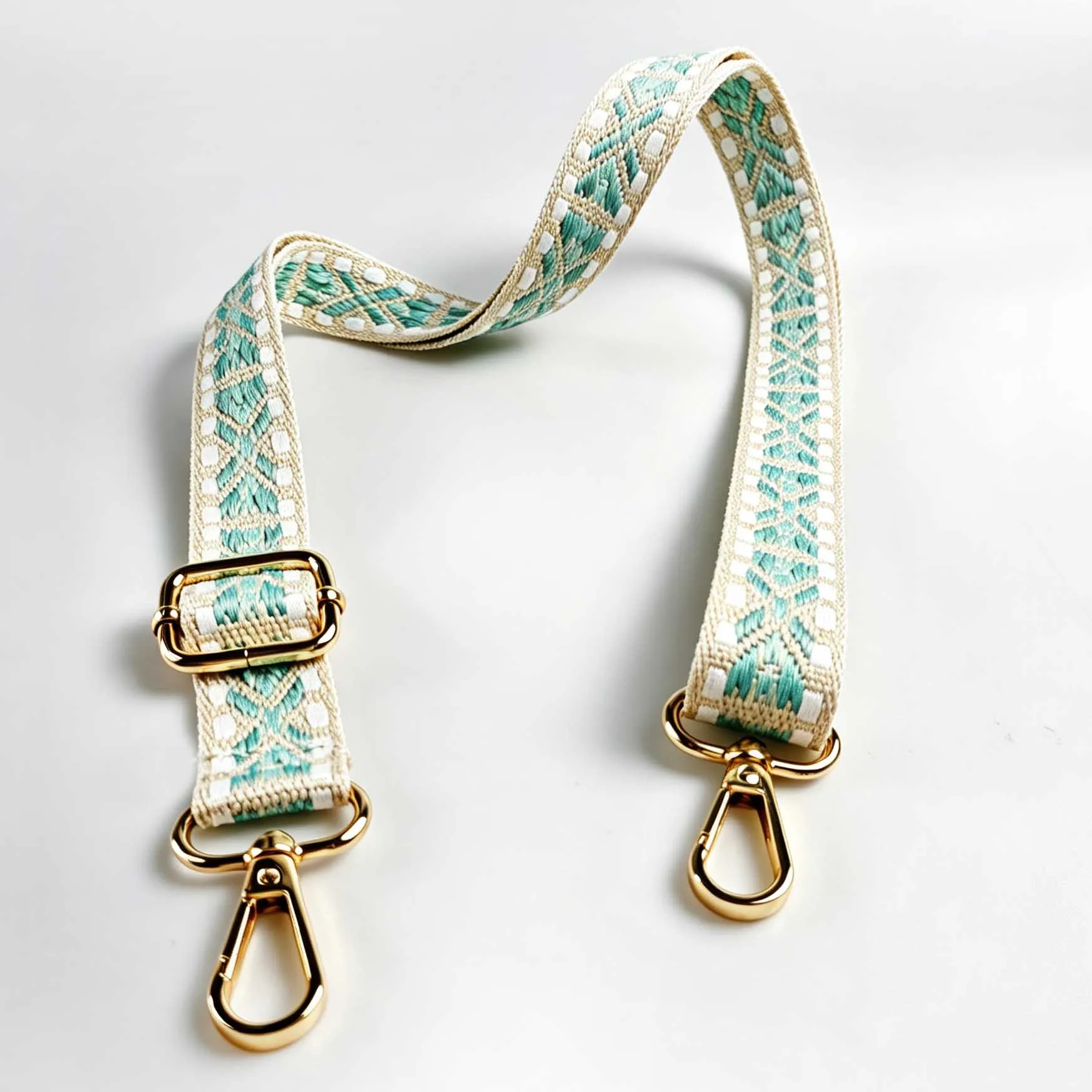 1 Piece 1inch Wide Adjustable Handbag Purse Strap Replacement Crossbody Shoulder Strap Jacquarded   Strap