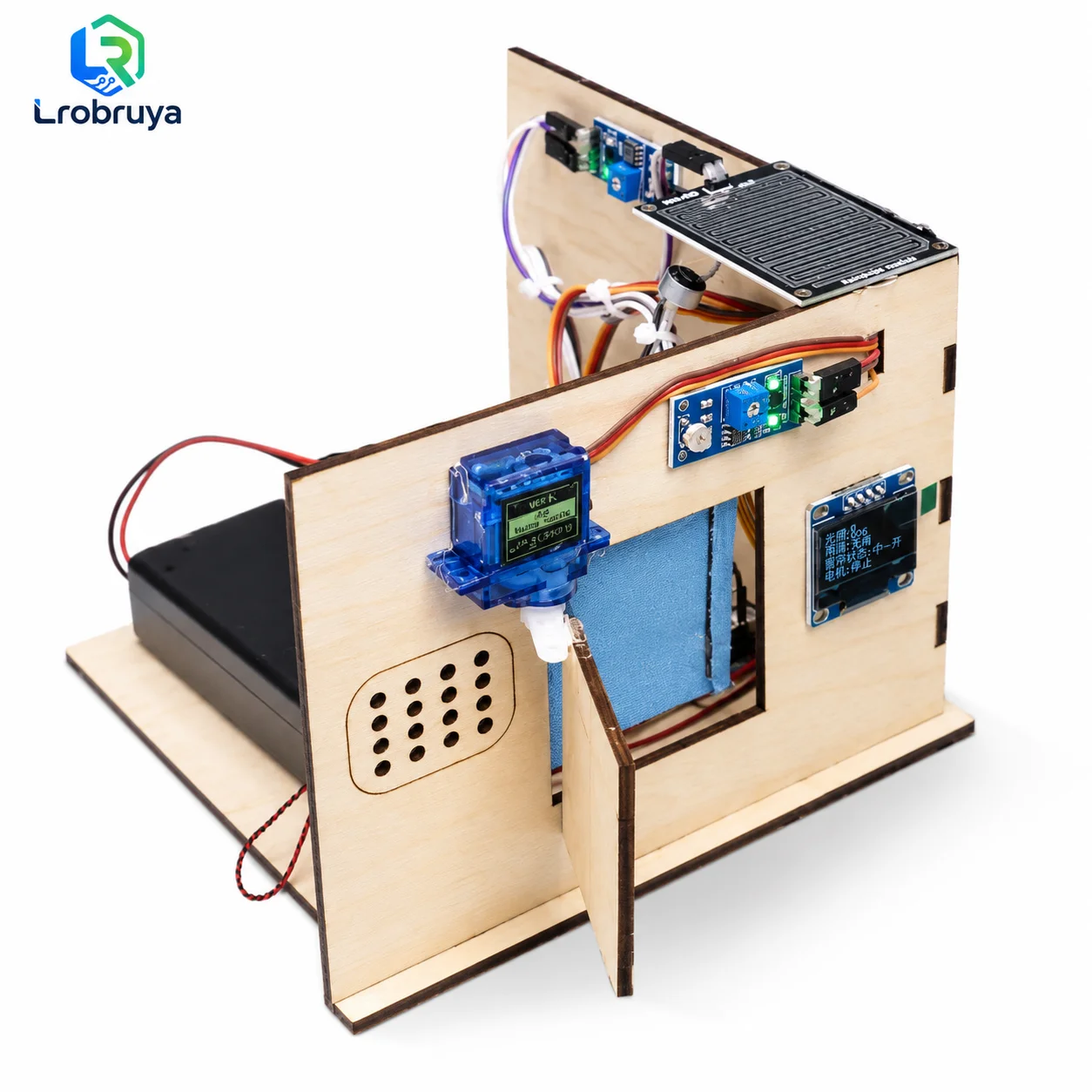 Smart Curtain Window Control STEM Kit for  Arduino DIY Home Automation Project with Voice, Rain Light Sensors LT-ZK0063