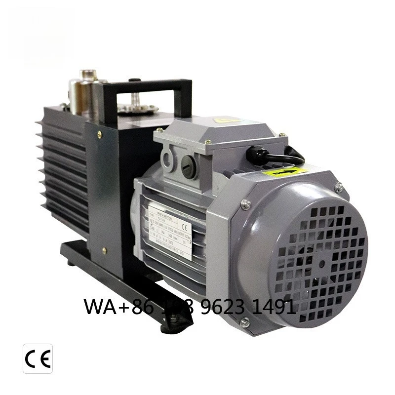 Two Stage Rotary Vane Vacuum Pump High Efficiency Industrial Lab Mini Vacuum Suction Pump