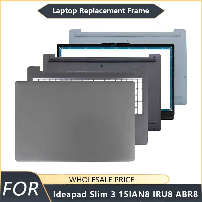 

New For Ideapad Slim 3 15IAN8 IRU8 ABR8 15S 2023 Laptop LCD Back Cover/Front Bezel/ Upper Palmrest/ Bottom Case/ Hinges