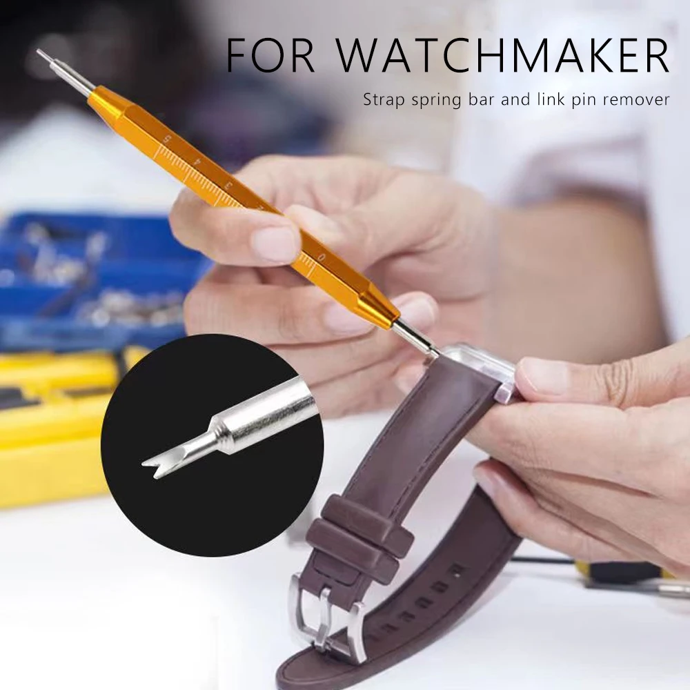 Watch Band Strap Spring Bar Removal Tool Double Ended Scale Pins Remover Stick Tweezers Band Release Bars For Smart Watch