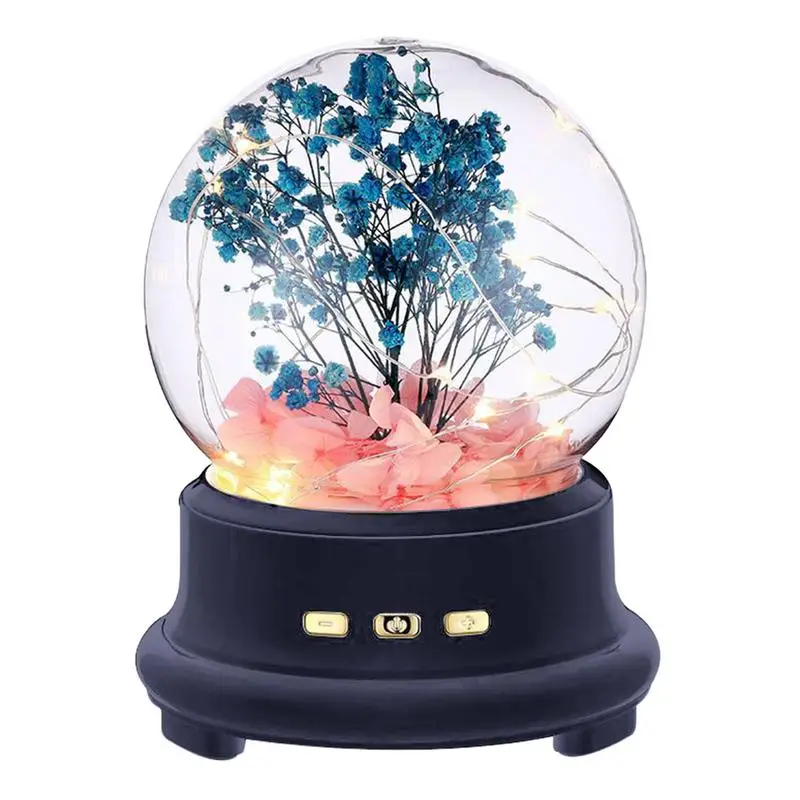 Eternal Flower Wireless Speaker Dream Music Light Flower Speakers Ornament Light Up Ball Light Show Wireless Speaker Eternal