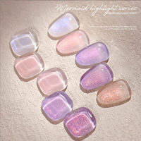 12ML Mermaid Highlight Collection Gel Polish - 2025 Winter New Arrival Skin-Brightening Aurora Dreamy Shimmer Gel Manicure