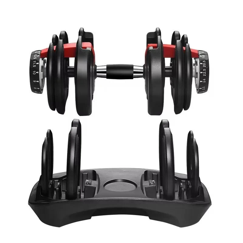 

YTYIN Hot-Selling Men's Fitness Durable Cast Iron Adjustable Dumbbell Set 10/15/20/30/40kg Fitness Dumbbell