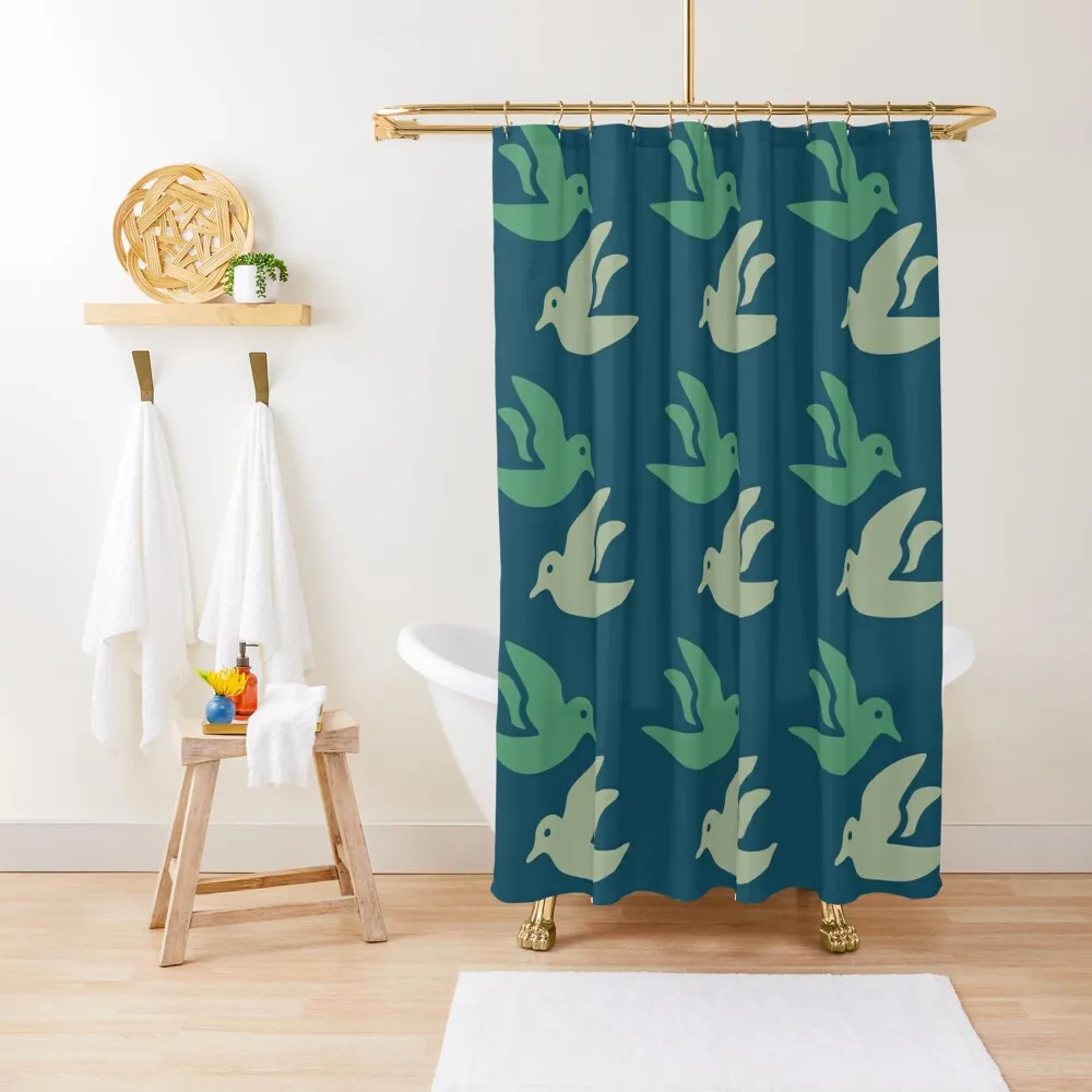 

Птицы, лесные занавески для душа, наборы для душа для ванной комнаты, водонепроницаемые аксессуары для туалета, занавеска для ванной комнаты