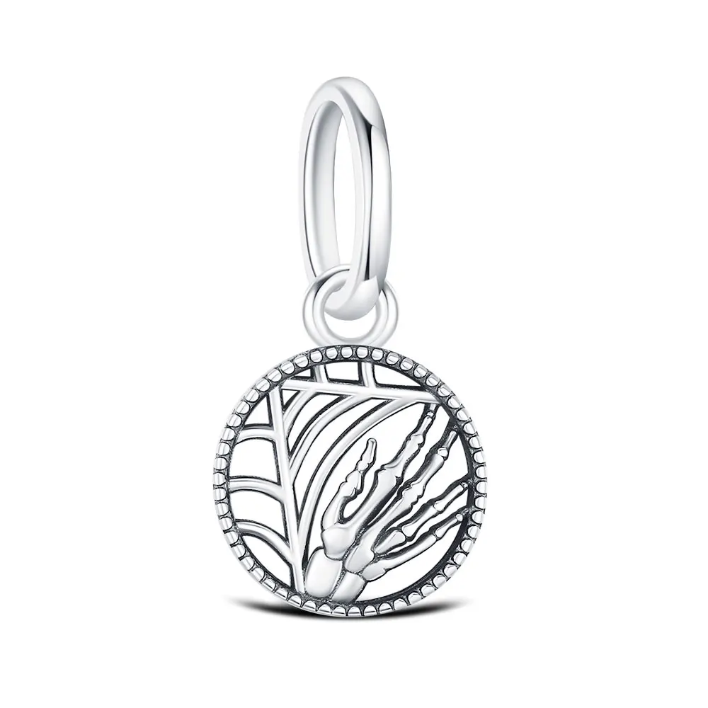 

charm 925 jewelry halloween pendant palm jewelry fashion fit original Me bracelet women silver charms Holiday gifts