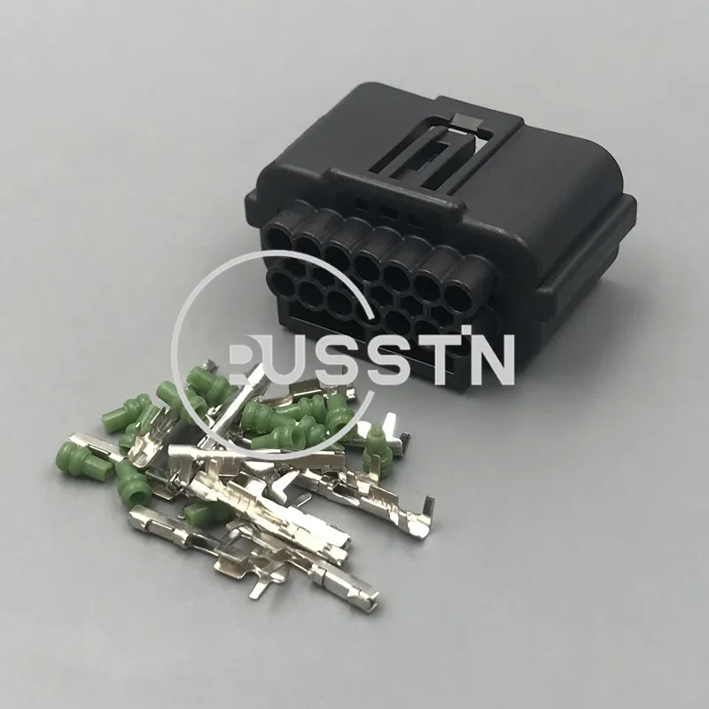 1 Set 14 Pin MG 645724-5 Car Waterproof Wire Connector MG645724-5 Auto Electrical Plug AC Assembly Automotive Modification Plug