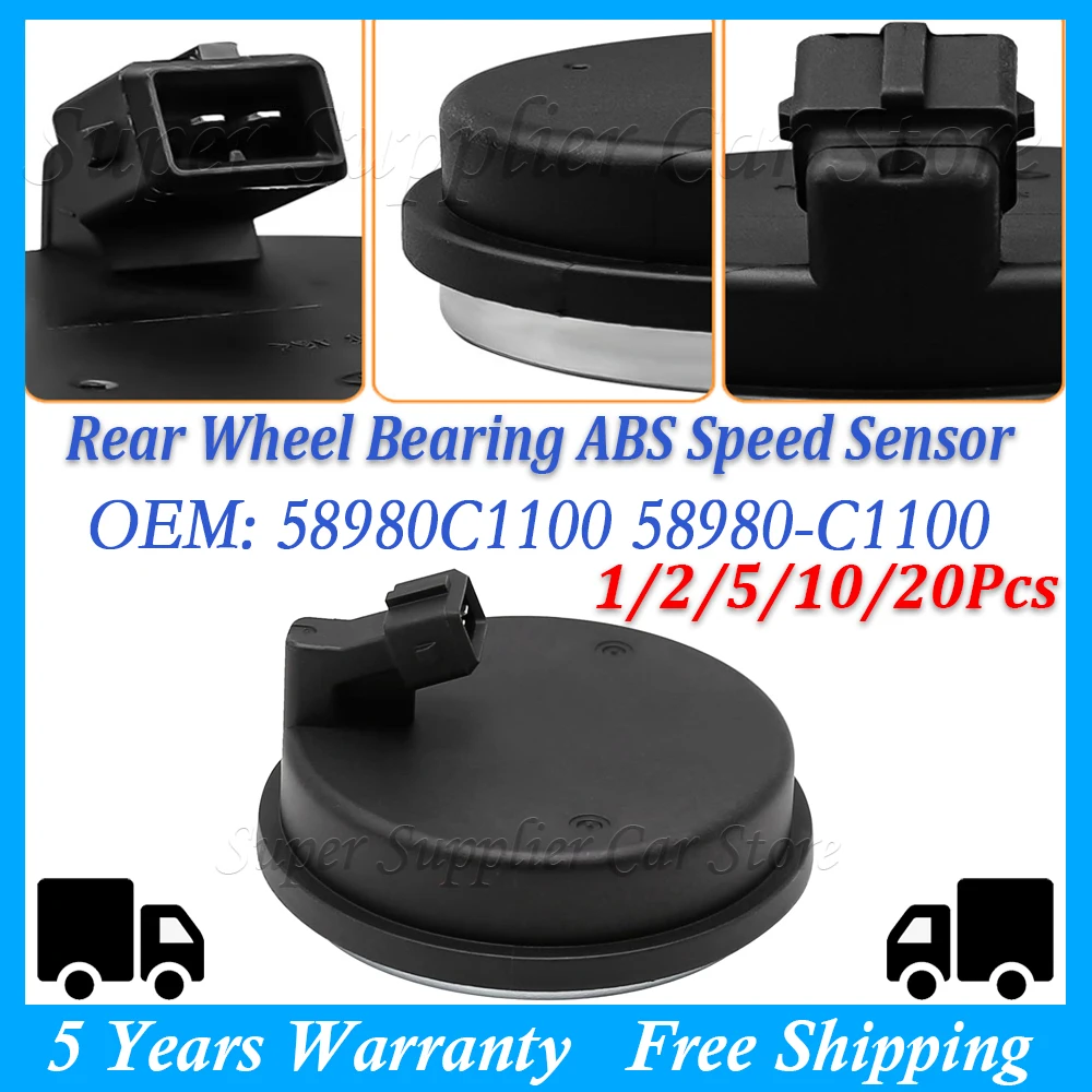 

Новый датчик скорости ABS подшипника заднего колеса для KIA Sportage QL 2016-2018 K5 OPTIMA 16 JF HYUNDAI SONATA LFC TUCSON TLC 58980C1100