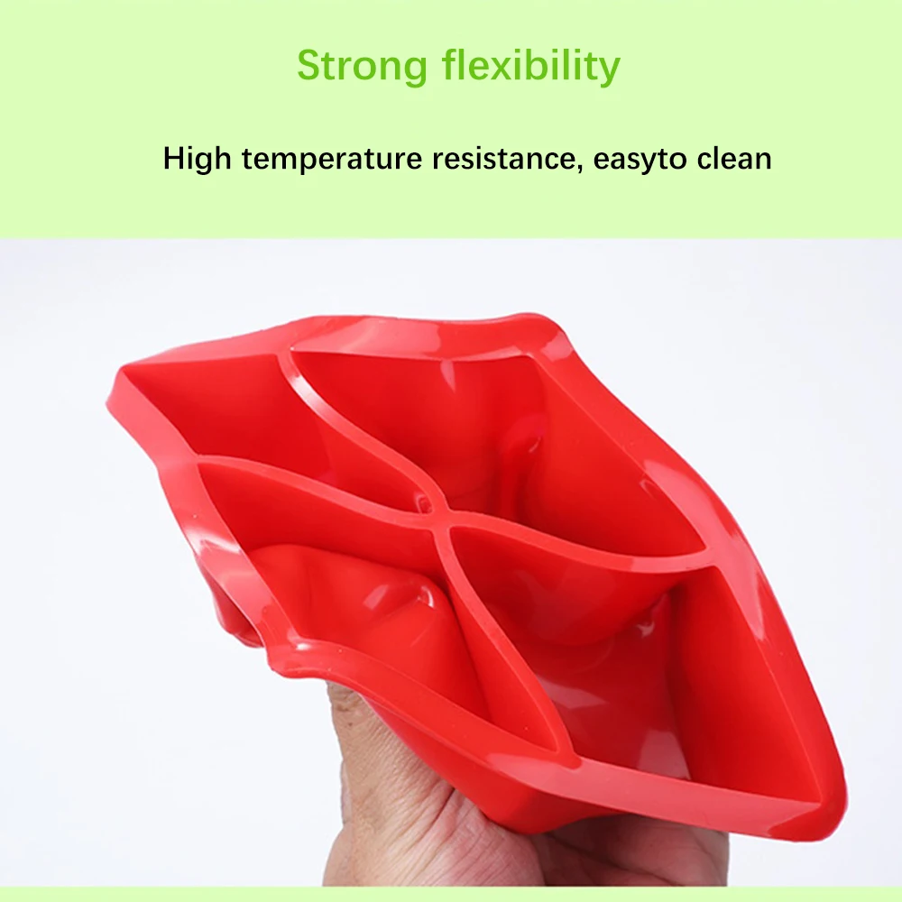 Diy Maker Tray Non-toxic Easy To Clean Durable And Flexible Stackable Design Multipurpose Oversized Ice Tray