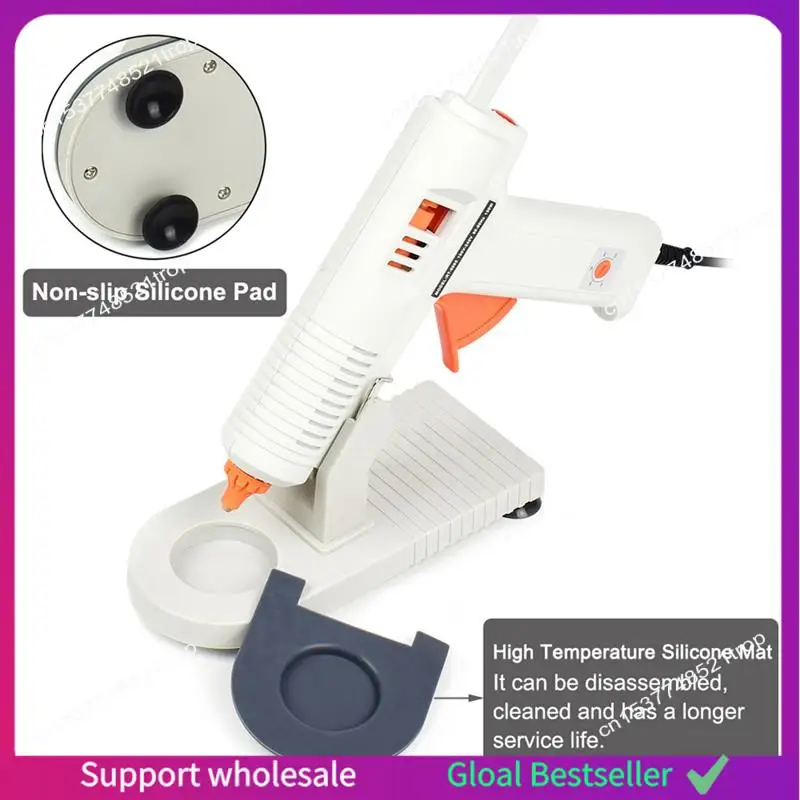 A38M Hot Melt Glue Tool With 11Mm Hot Melt Glue Thermal Glue Tool With Stand Home School DIY Tool Easy To Use EU Plug