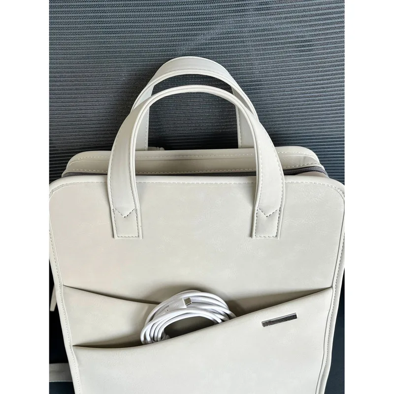 حقيبة ظهر جديدة للكمبيوتر للرجال والنساء للتنقل أنيقة وبسيطة مقاس 15.6 بوصة حقيبة ظهر للكمبيوتر المحمول حقيبة مدرسية للطلاب الجامعيين