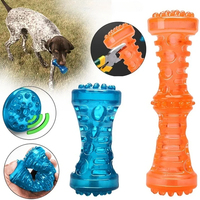 Rubber Puppy Chew Dog Toys Bite Resistant Pet Toy Sturdy Dog Toys Interactive Puppy Play Toy Dog Bones Rubber Puppy Chew Toys