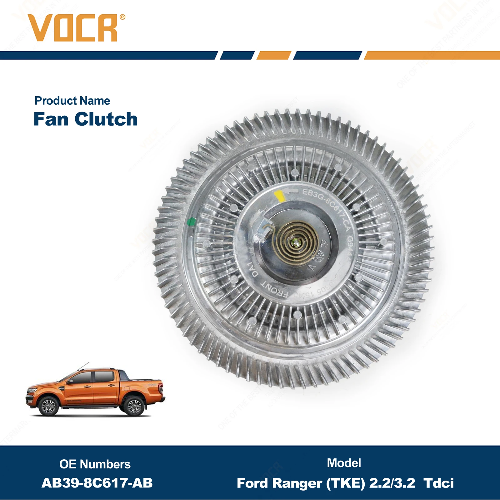 Cooling Systems for Ford Ranger JB3G-8A616-AC EB3G-8A616-BA AB39-8C617-AB Fan Clutch