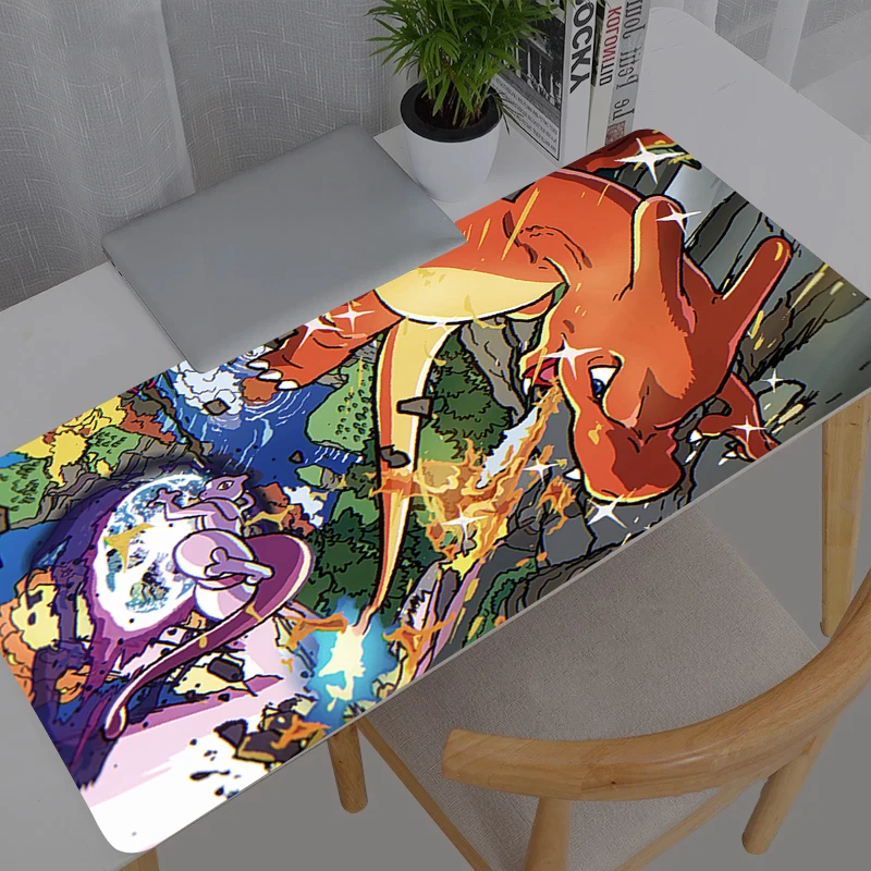 Mouse Pad Pokemon Pikachu Gaming Large Dywan New Gamer Keyboard Desk Mat Table Carpet Mousepad XXL 900x400 For Computer