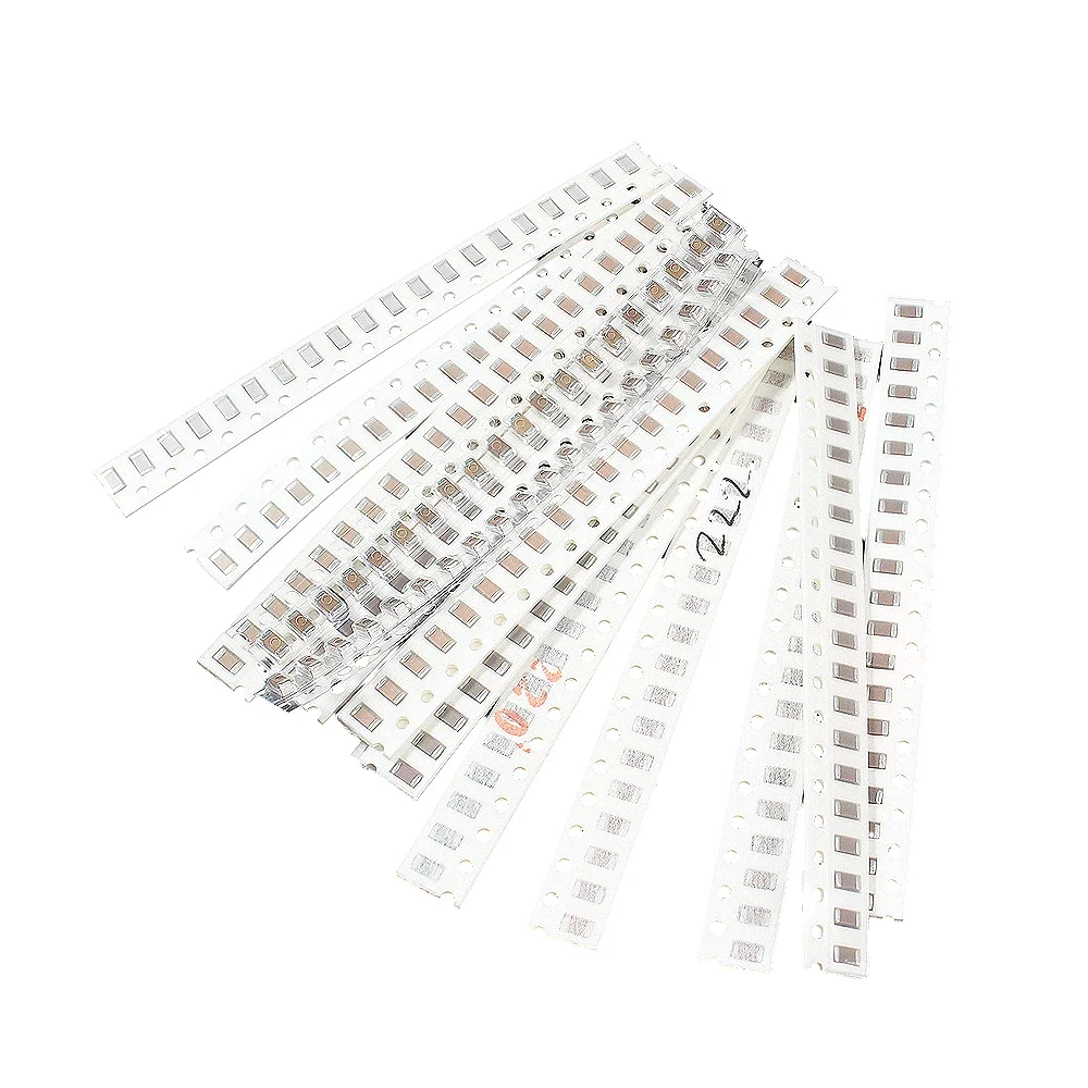 

320PCS SMD Capacitors kit 1206 Capacitor 16 Values 10P~226M Assortment Kit Pack 10P 22P 33P 220P 470P 0.01UF 0.1UF 0.47UF 1UF