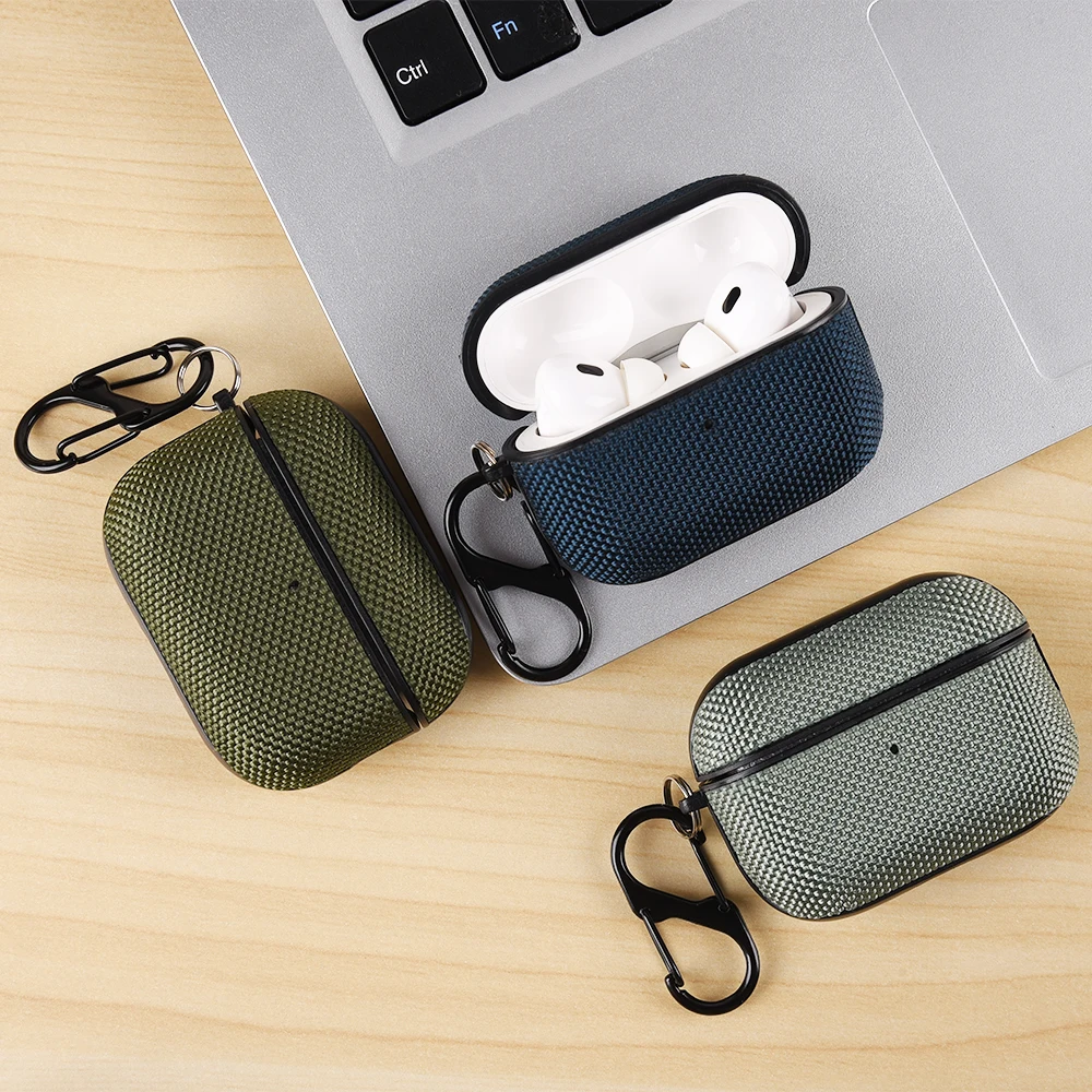 For Airpods Pro 2 Pro 3 USB C 2025 Wireless Earphone Case For AirPods 4 Waterproof Nylon Protective Cover For Airpods 3 2 Pro2