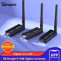 1-5PCS SONOFF ZB Dongle Plus USB Zigbee Gateway Analyzer Zigbee 2MQTT Interface Capture with Antenna Works Sonoff Zigbee Series